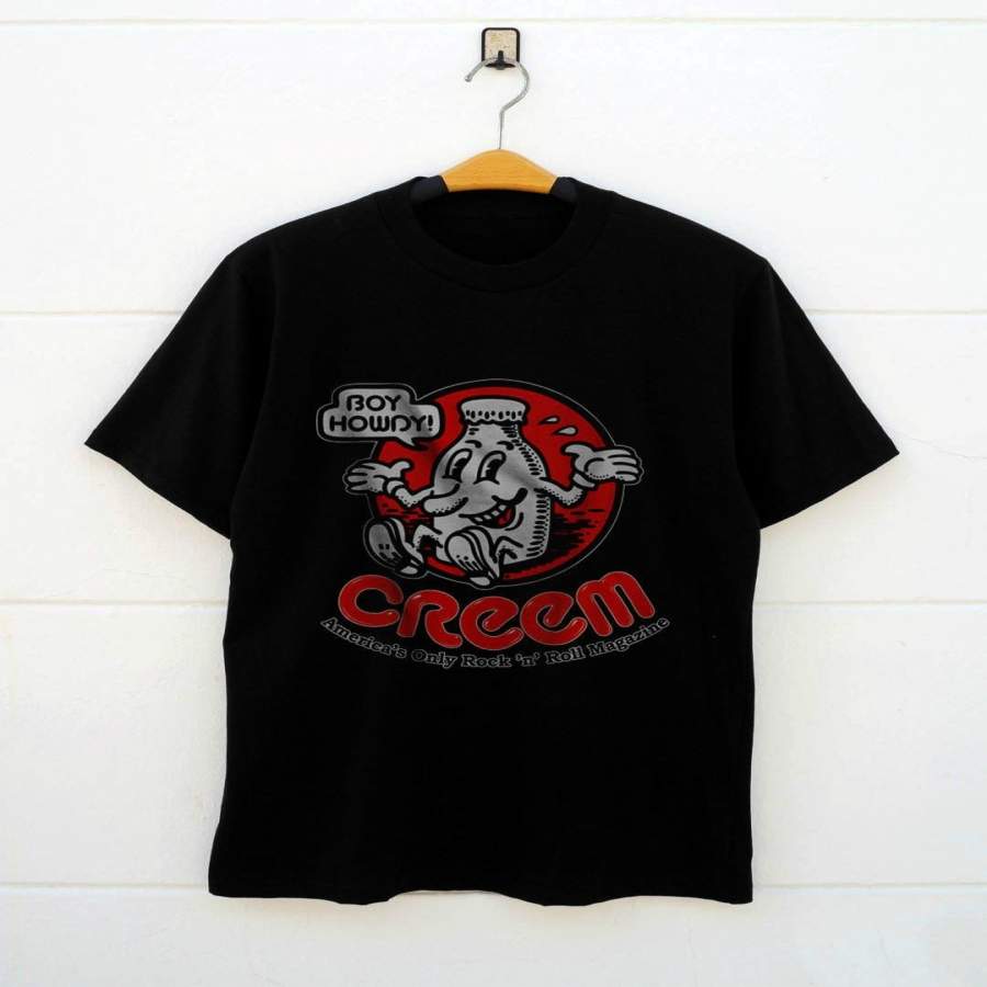 Creem Rare Top Vintage Tee T Shirt Reprint One Side All Size