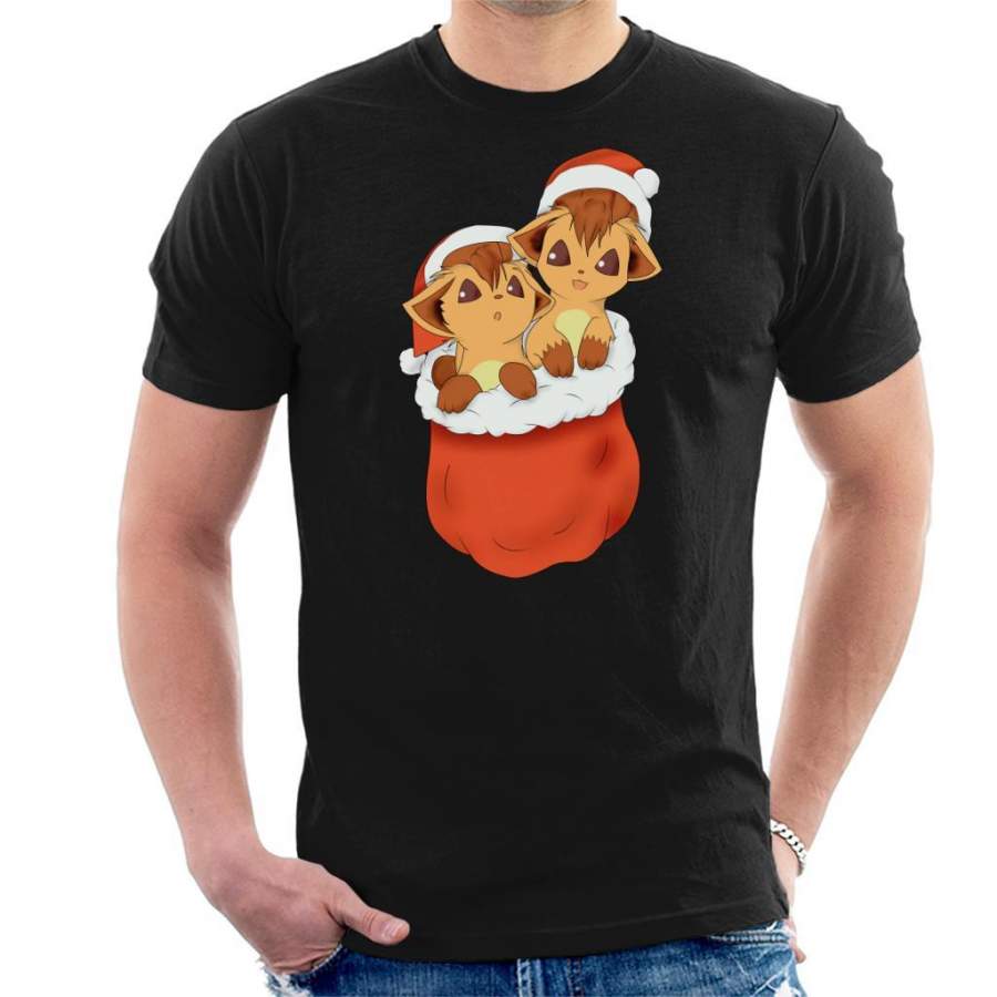 Pokemon Christmas Vulpix Men’s T-Shirt