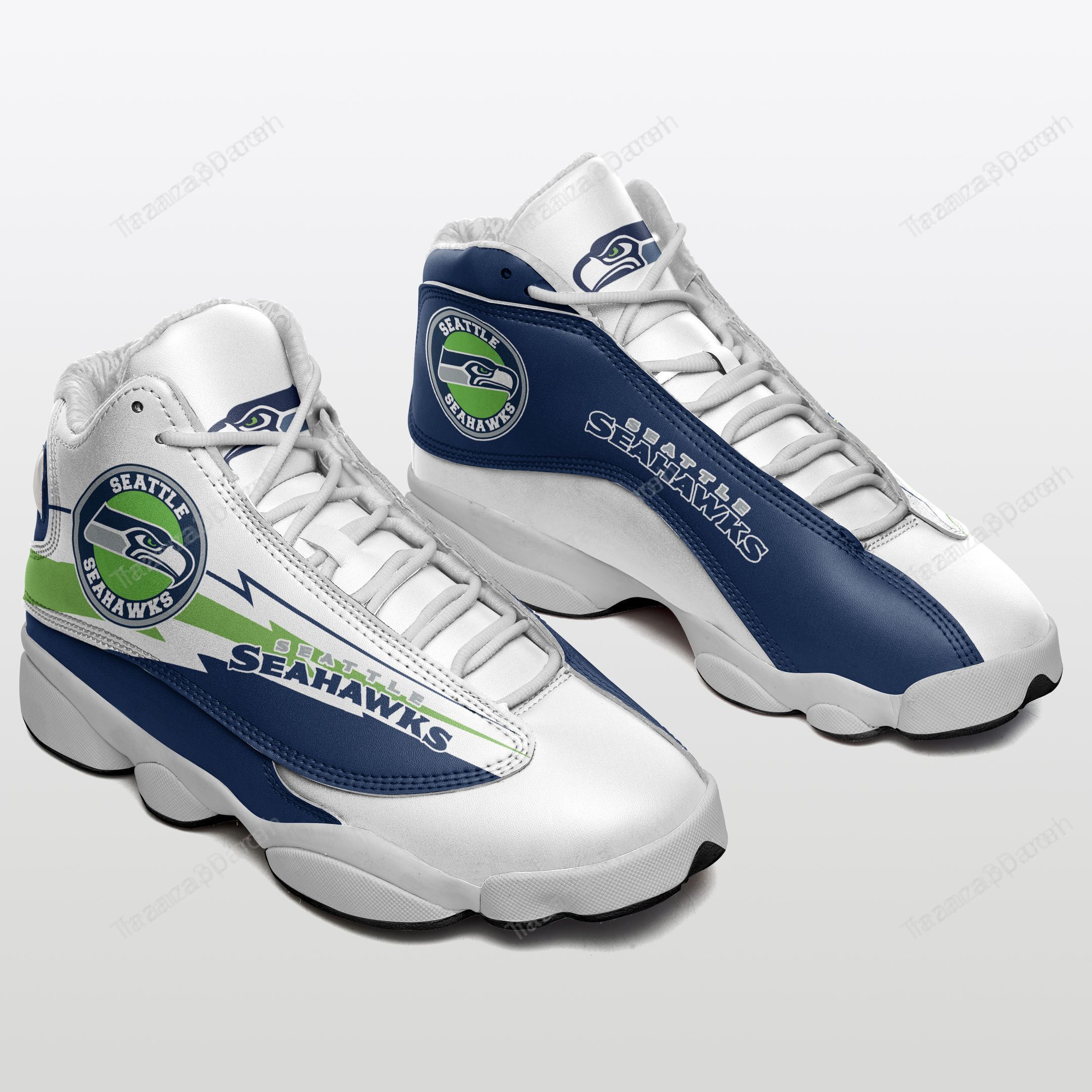 Seattle Seahawks Air Jd13 Sneakers 555