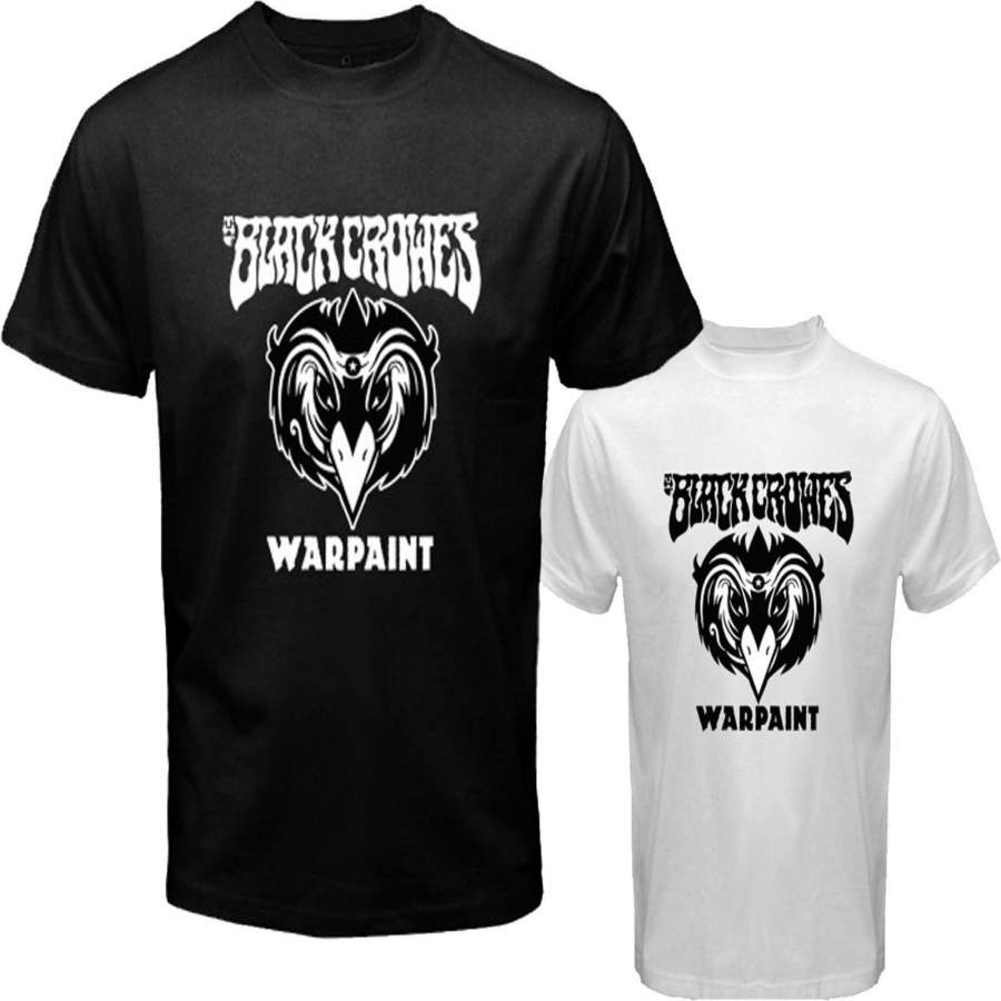 Details About New THE BLACK CROWES *War Paint Rock Band Men’s White Black T-Shirt Size S-3XL