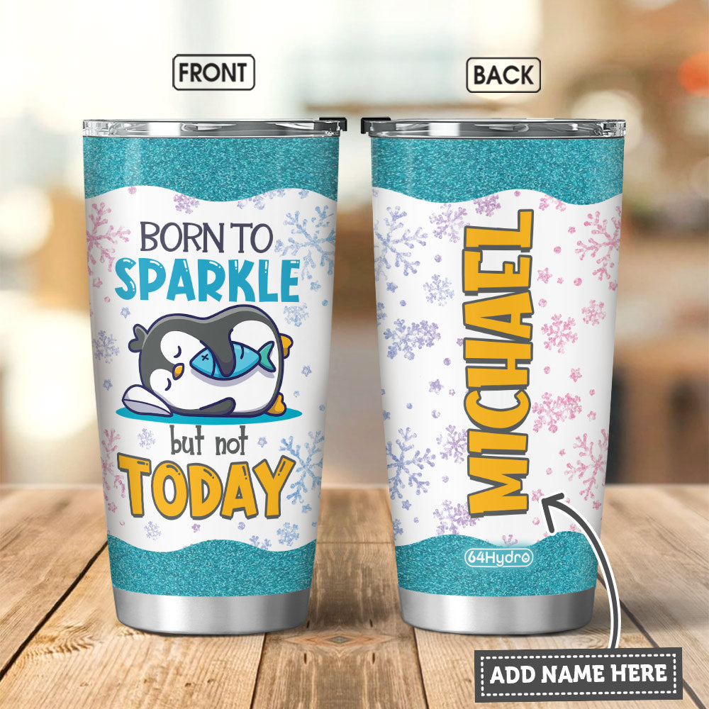 Penguin Born To Sparkle Personalized Lhgb2804004Y Stainless Steel Tumbler