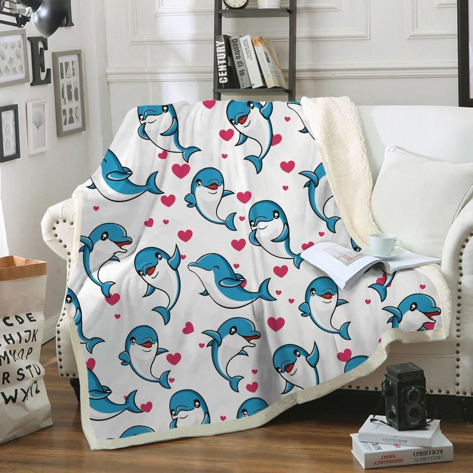 Dolphin Blanket, Christmas Gift