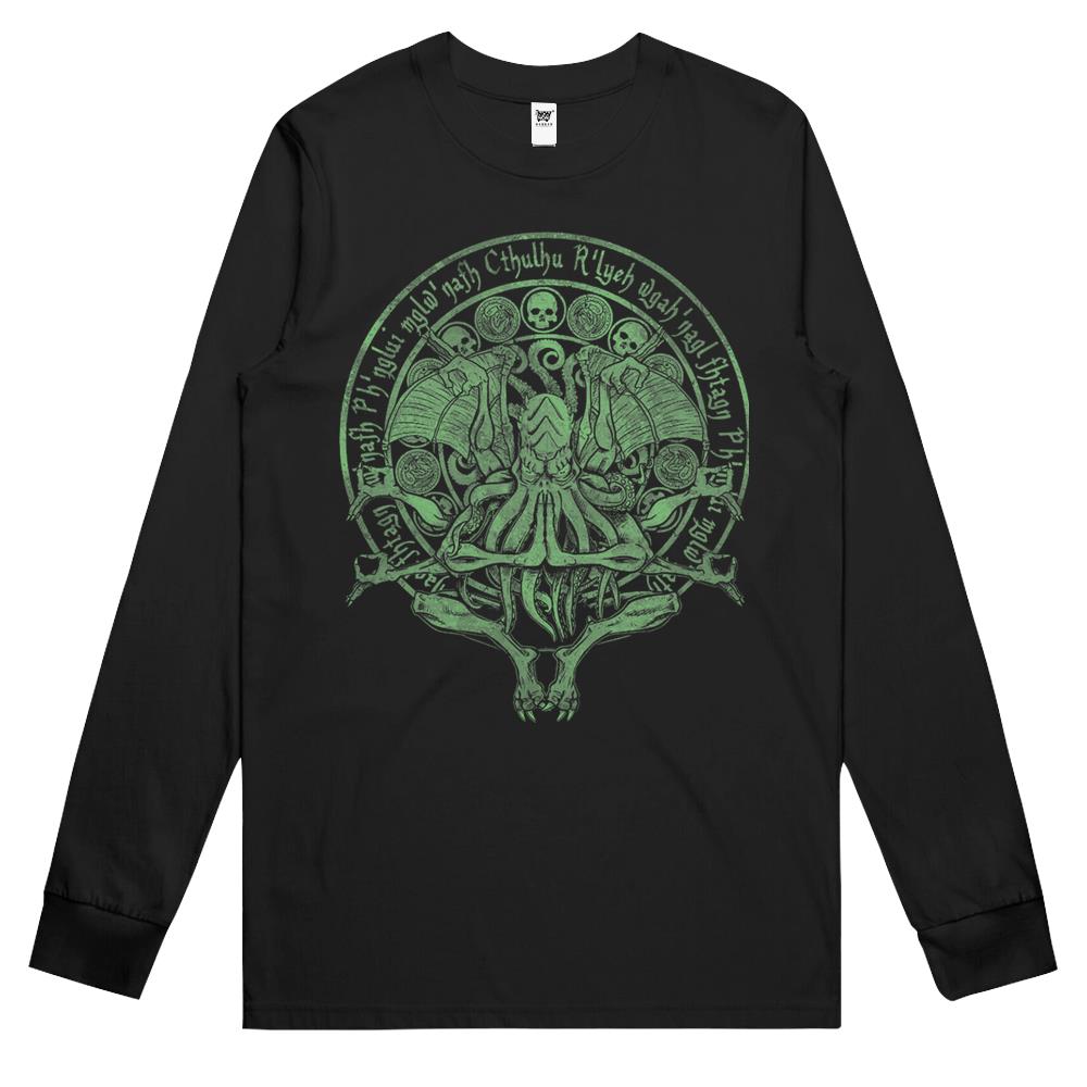 The Idol Sick Green Variant Cthulhu God Art Long Sleeve T Shirts