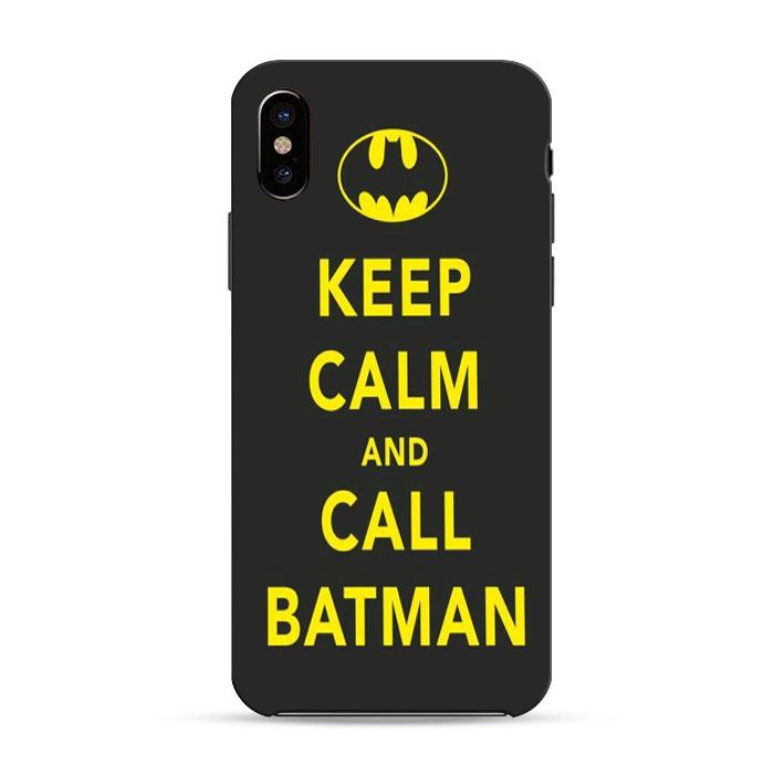 All Batman Keep Calm Iphone X 3D Case | Black