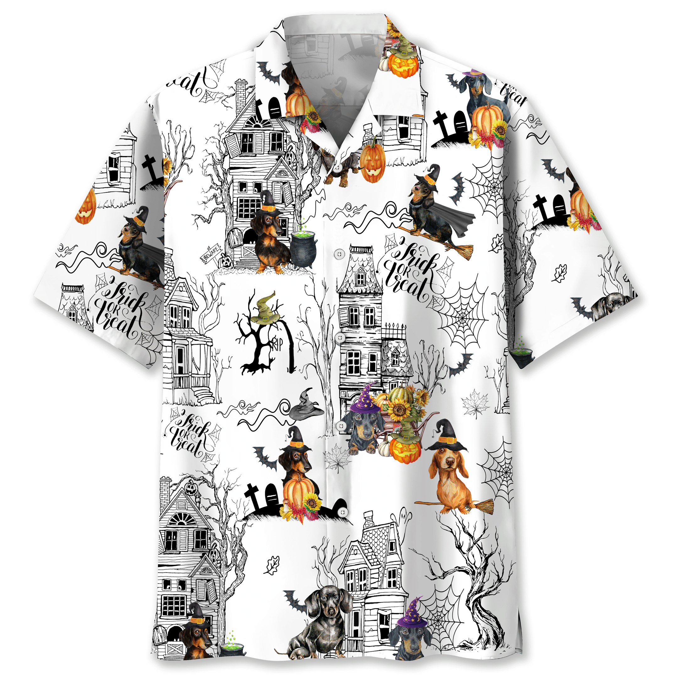 Dachshund Halloween Hawaii Shirt Ha94140