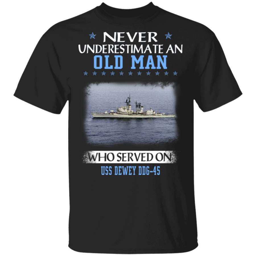 USS Dewey DDG-45 Veterans Day Christmas Gift T-Shirt