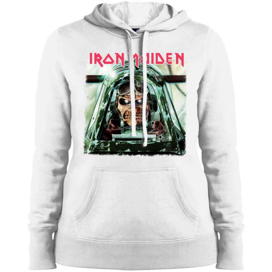 1171 Iron Maiden ACES High Gunner Maiden England 2014 Official Tour T-shirt Ladies Pullover Hoodie