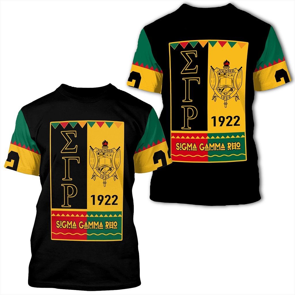 Sorority Tshirt – Sigma Gamma Rho Black History Month Tshirt