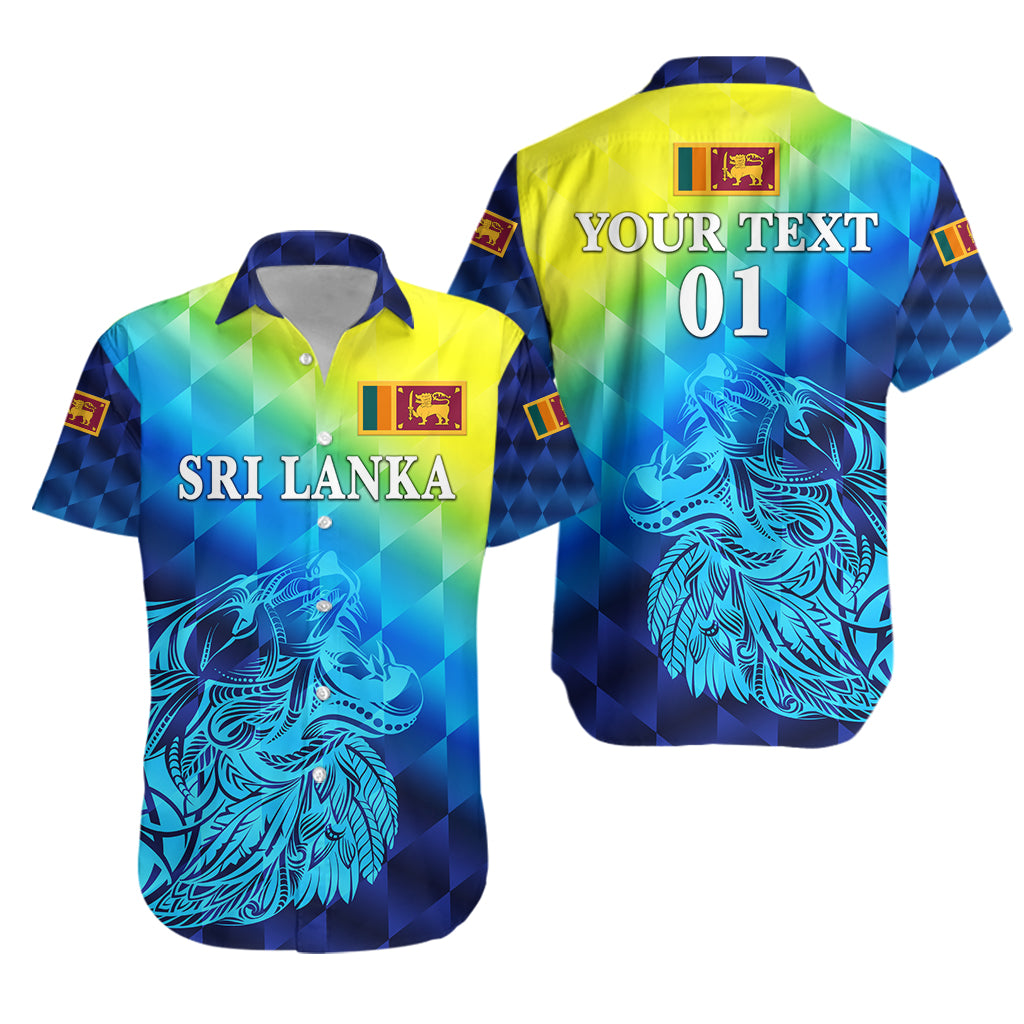 (Custom Personalised) Sri Lanka Hawaiian Shirt Lion Vibes Lt8