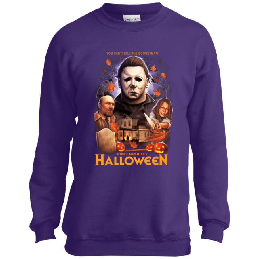 You Can’t Kill The Boogeyman Halloween Youth Kids Sweatshirt
