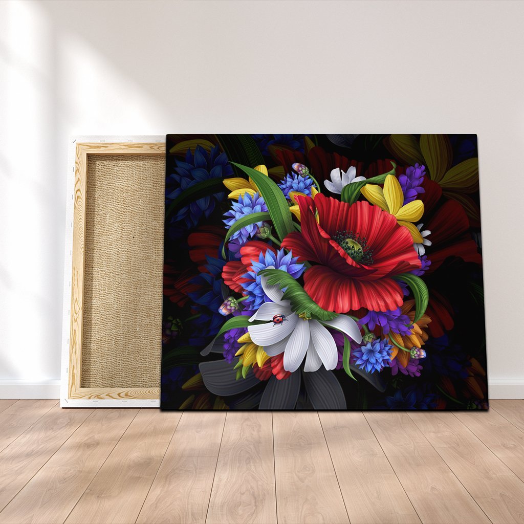 Hawaii Hibiscus Flower Beautiful Canvas – AH – JRC