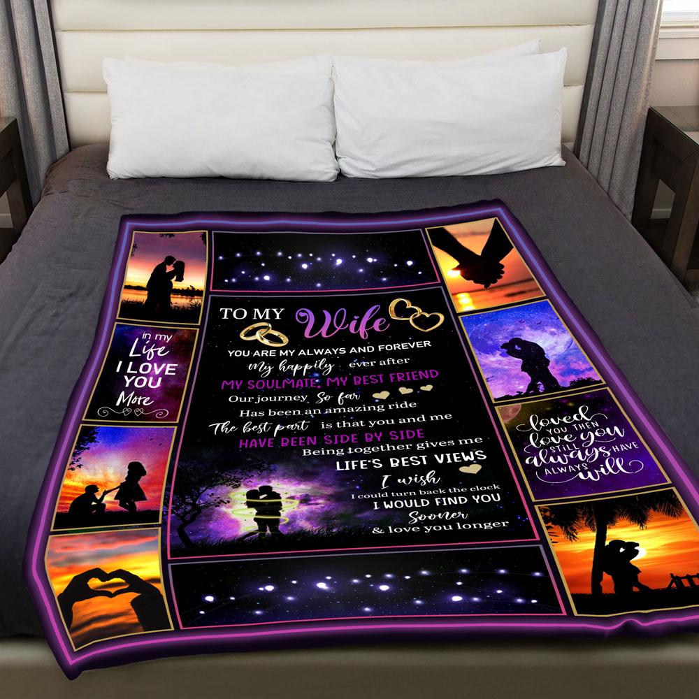 Anniversary Gift Blanket For Wife You Are My Always And Forever Gift For Wife Blanket