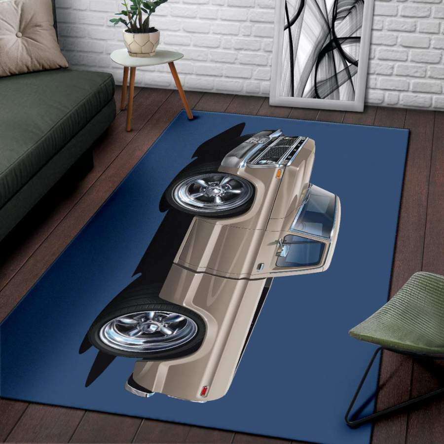 1974 Ford F100 Pickup Truck Car Art Area Rug – Fit Fit Apparel