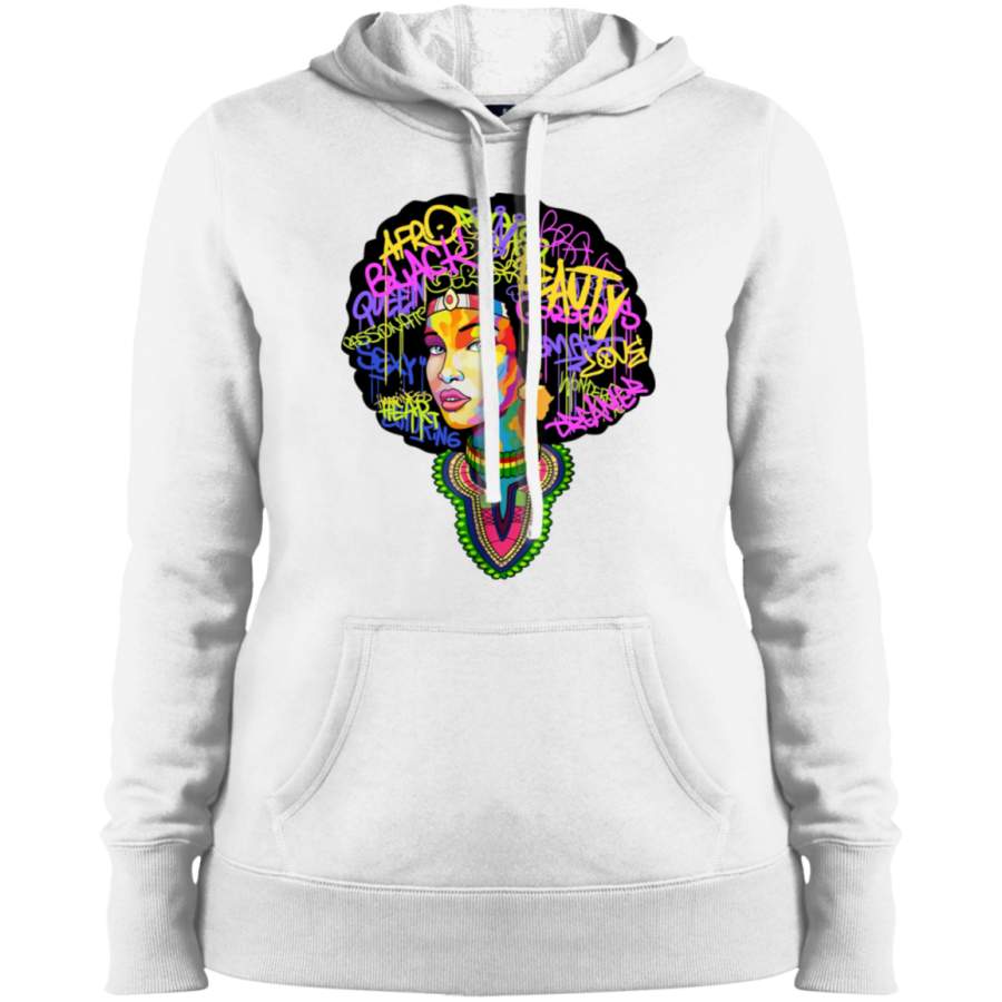 Dashiki Melanin Afro Ladies Pullover Hoodie