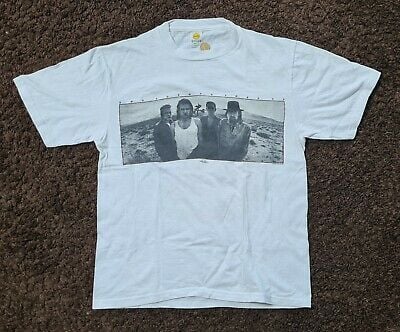 Vintage U2 The Joshua Tree Wembley Stadium Tour Shirt Concert 1987 Rare !!! 6310