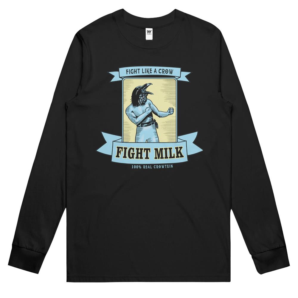 Fight Milk Long Sleeve T Shirts