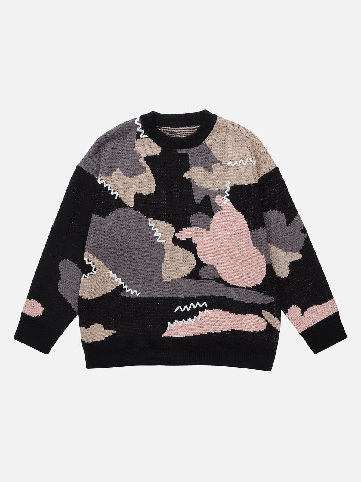 Talishko™ – Splicing Abstraction Graphic Sweater