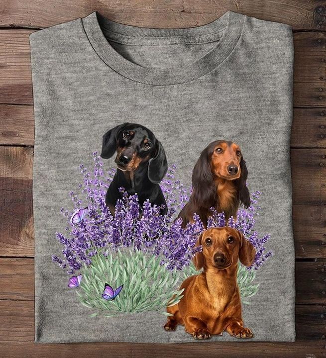 Dachshund Lavender Shirt Dachshund Apparel For Human Best Dog Mom Mother'S Day Gift - Alwaysky Store Design For Mom 2024