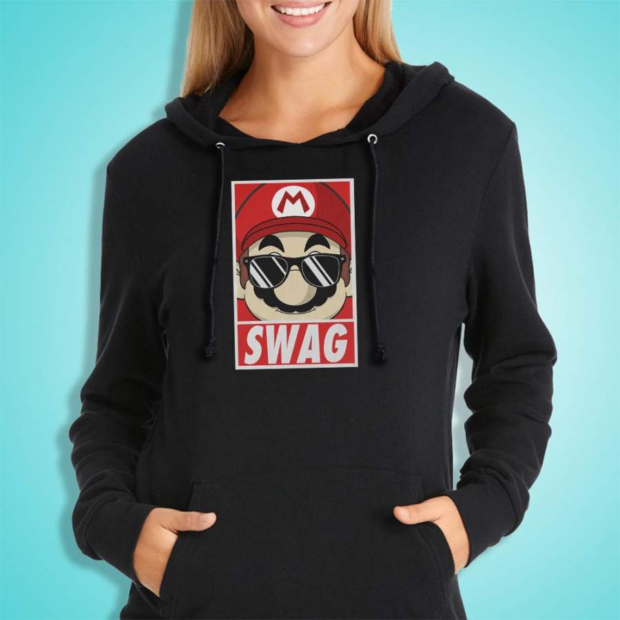 Super Mario Bros Swag Luigi Retro Game 90 S Gaming Geek Dope Princess Women’S Hoodie