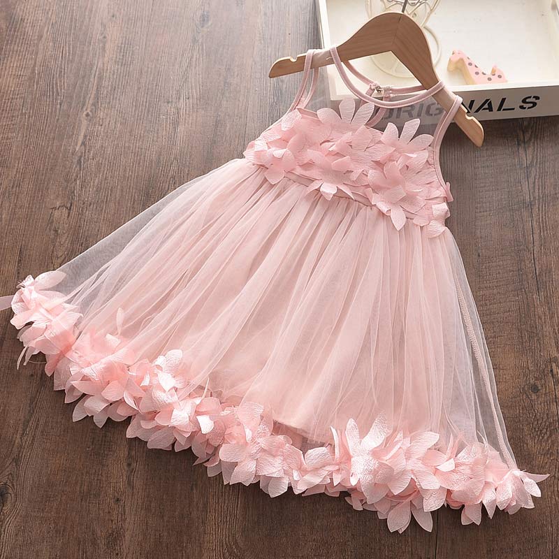 Bear Leader Girls Dress 2022 New Summer Princess Dress Elegant Lace Half Sleeve Costumes Party Dresses Children Clothing 3 7Y alx