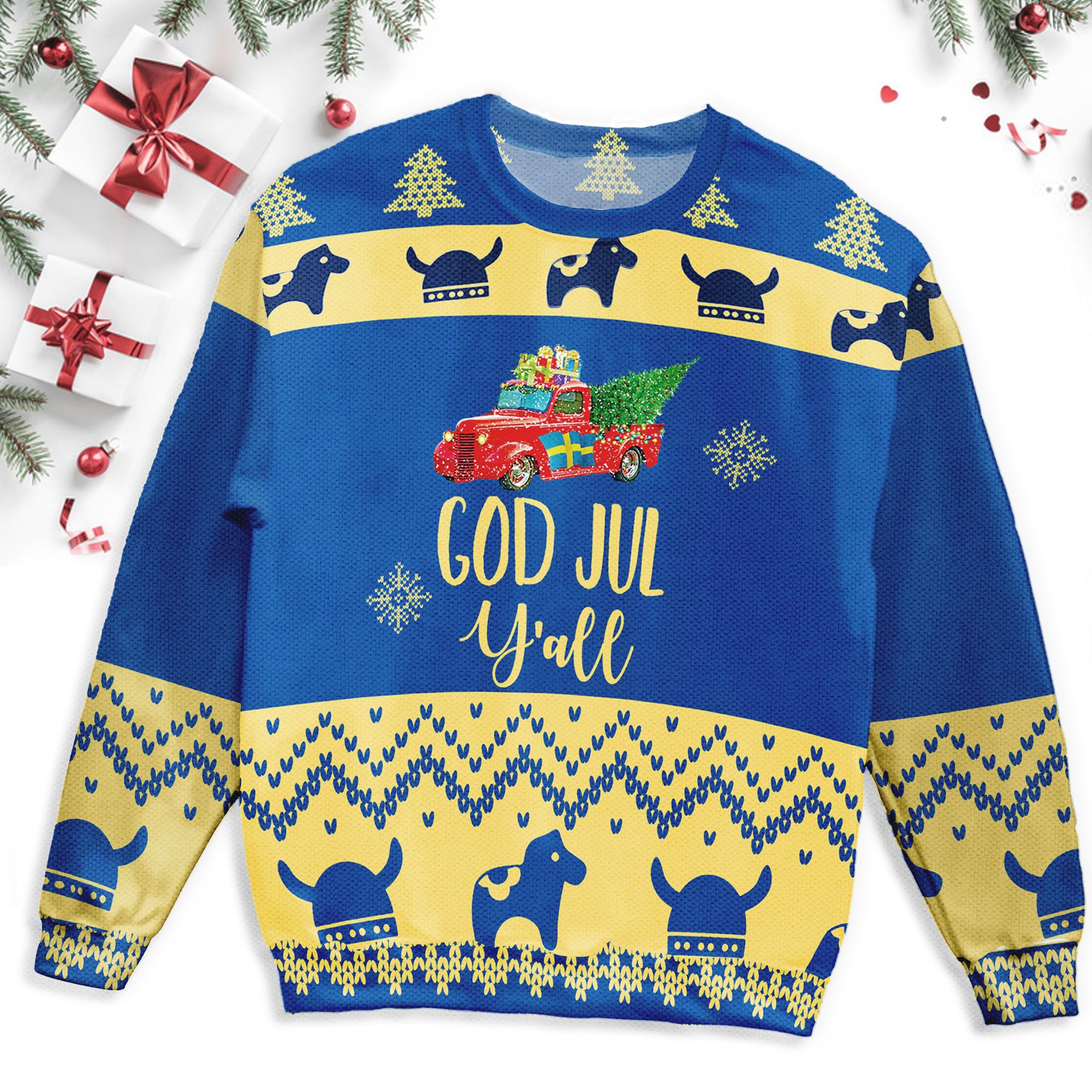 Swedish Christmas Ugly Sweater