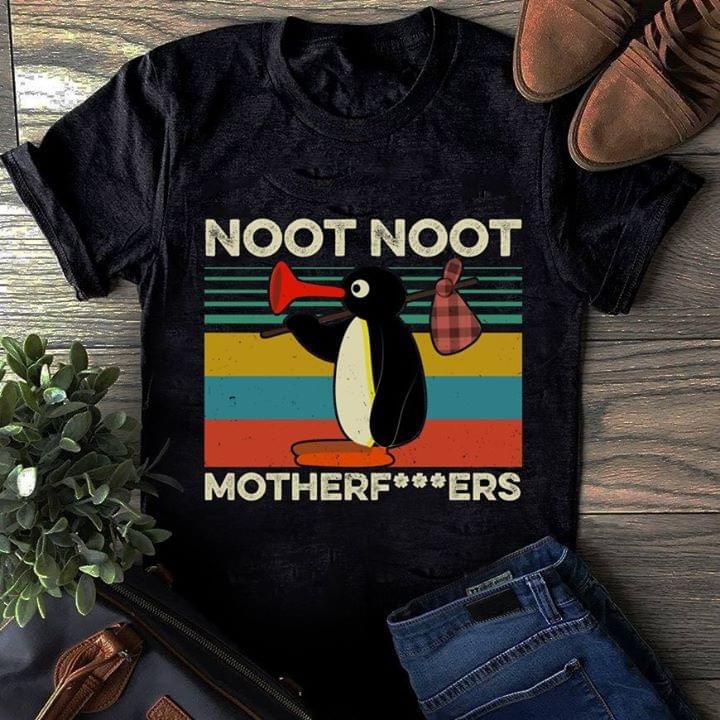 Vintage Penguin Noot Noot Mother Fucker T Shirt Hoodie Sweater