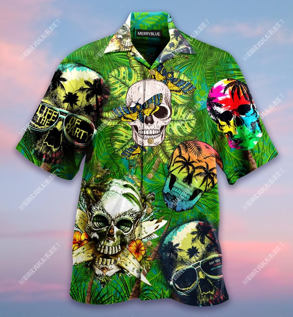 Where There Is Life There Is Hope Skull Aloha Hawaiian Shirt Colorful Short Sleeve Summer Beach Casual Shirt For Men And Women