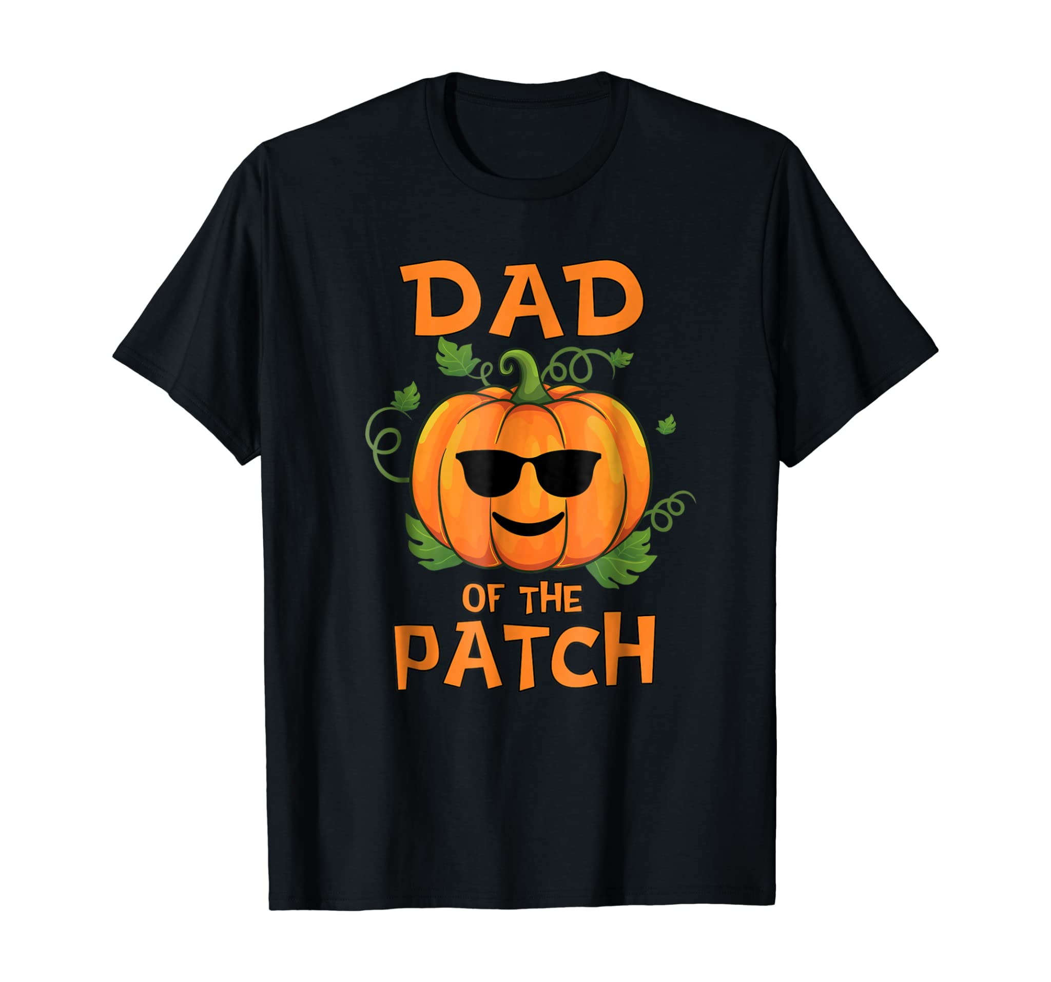 Pumpkin Dad Of The Patch T-Shirt Family Halloween Tee