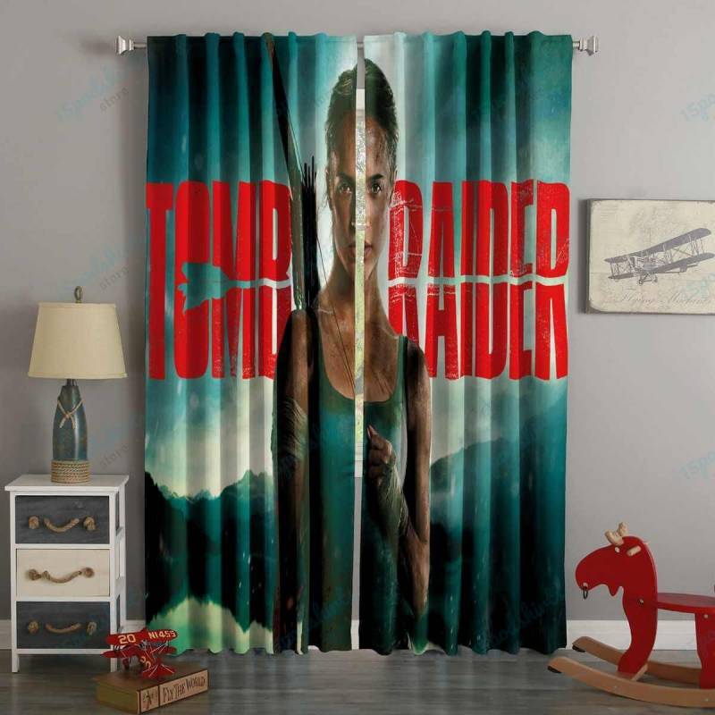 3D Printed Tomb Raider Style Custom Living Room Curtains