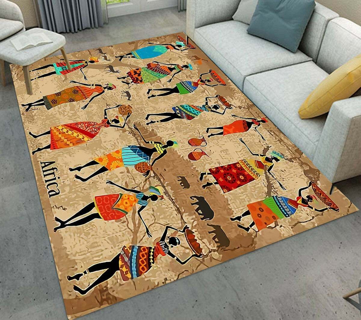 Ariel And Flounder Area Rug Living Room Rug Home Decor