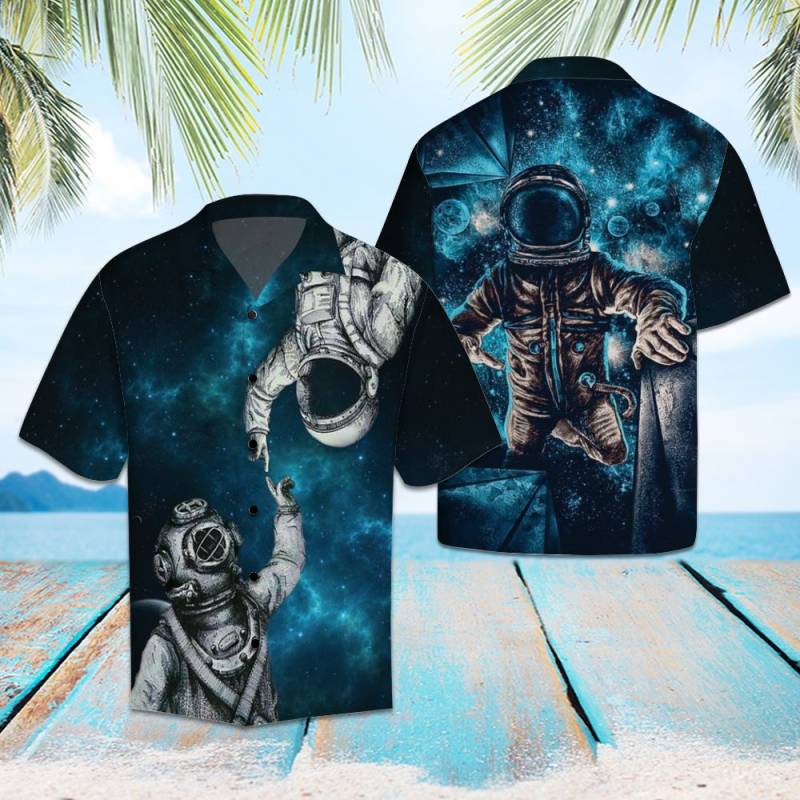 Amazing Astronaut Hawaii Shirt Ha41365