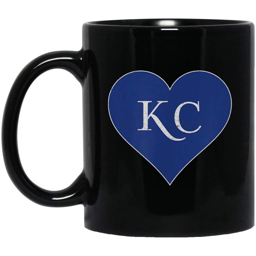 Kansas City Heart Mug I Love KC Vintage Mug