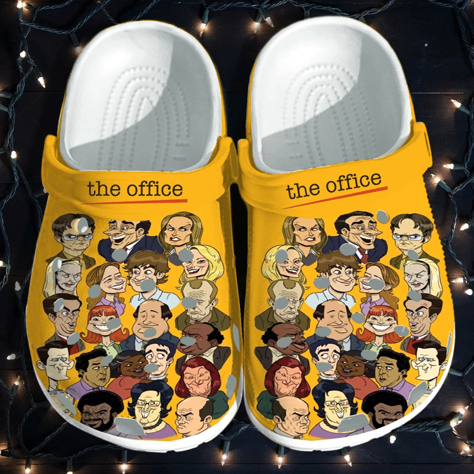 The Office Tv Series For Men And Women Rubber Crocs Crocband Clogs, Comfy Footwear