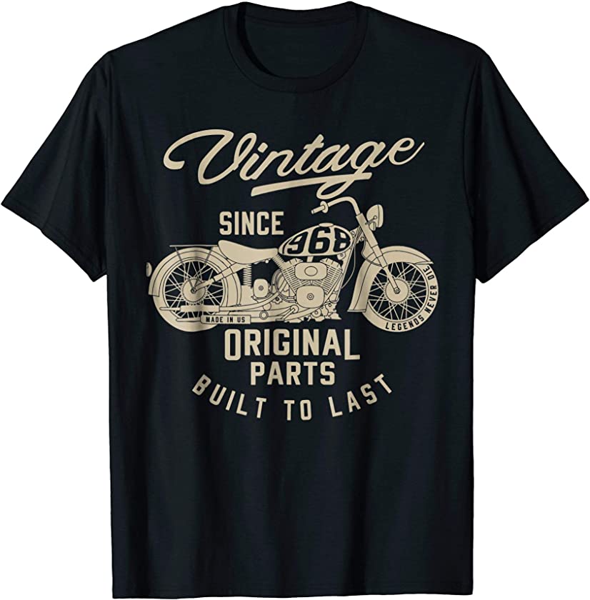 1968 Vintage Motorcycle t shirt