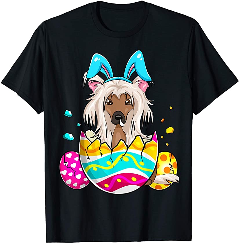 Chinese Crested Bunny Ears Easter Day Gift Mens Womens Kids T-Shirt