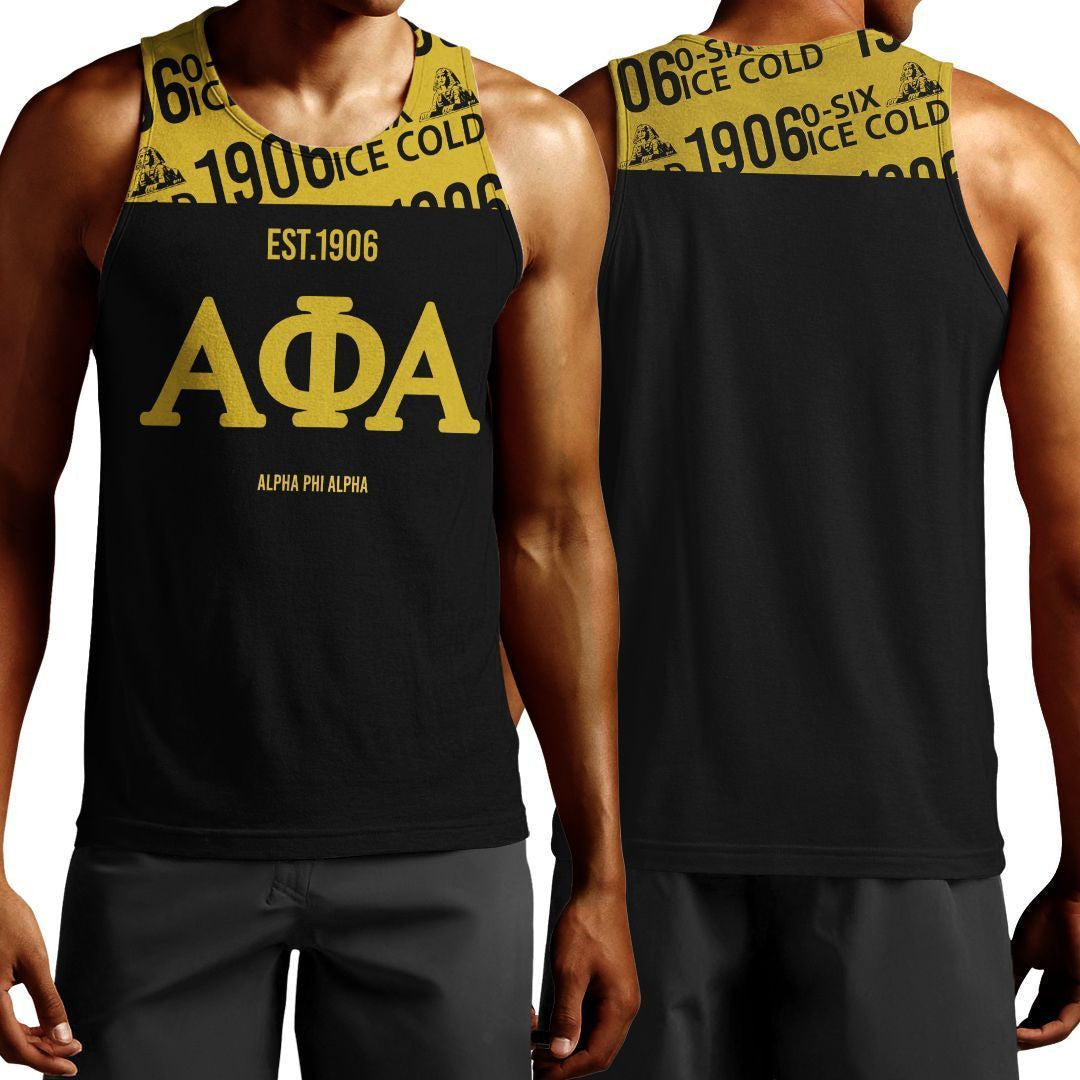 Wonderprint Tank Top  1906 Ice Cold Alpha Phi Alpha Tank Top