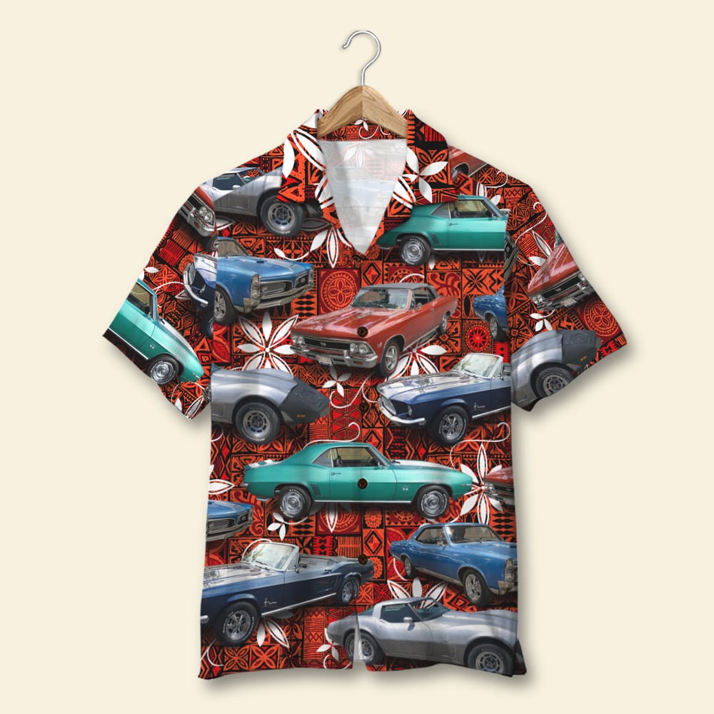 Custom Classic Car Photo Hawaii Seamless Summer Gift Ha104545