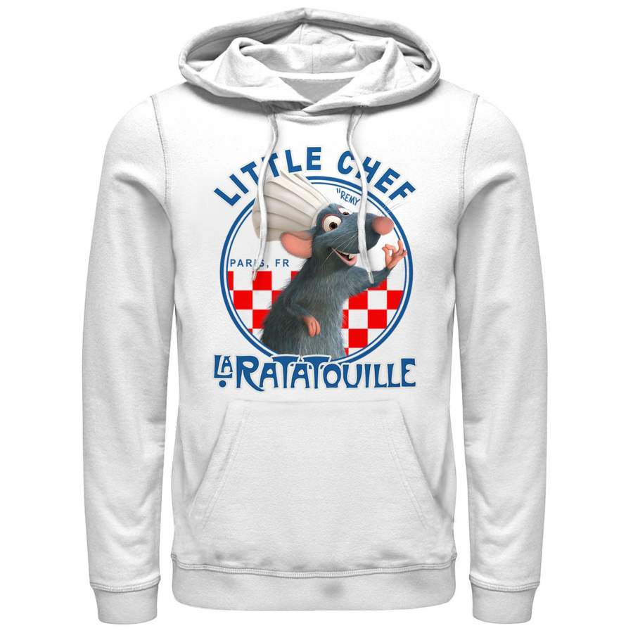 Ratatouille Men’s Little Chef Remy Circle  Lightweight Hoodie