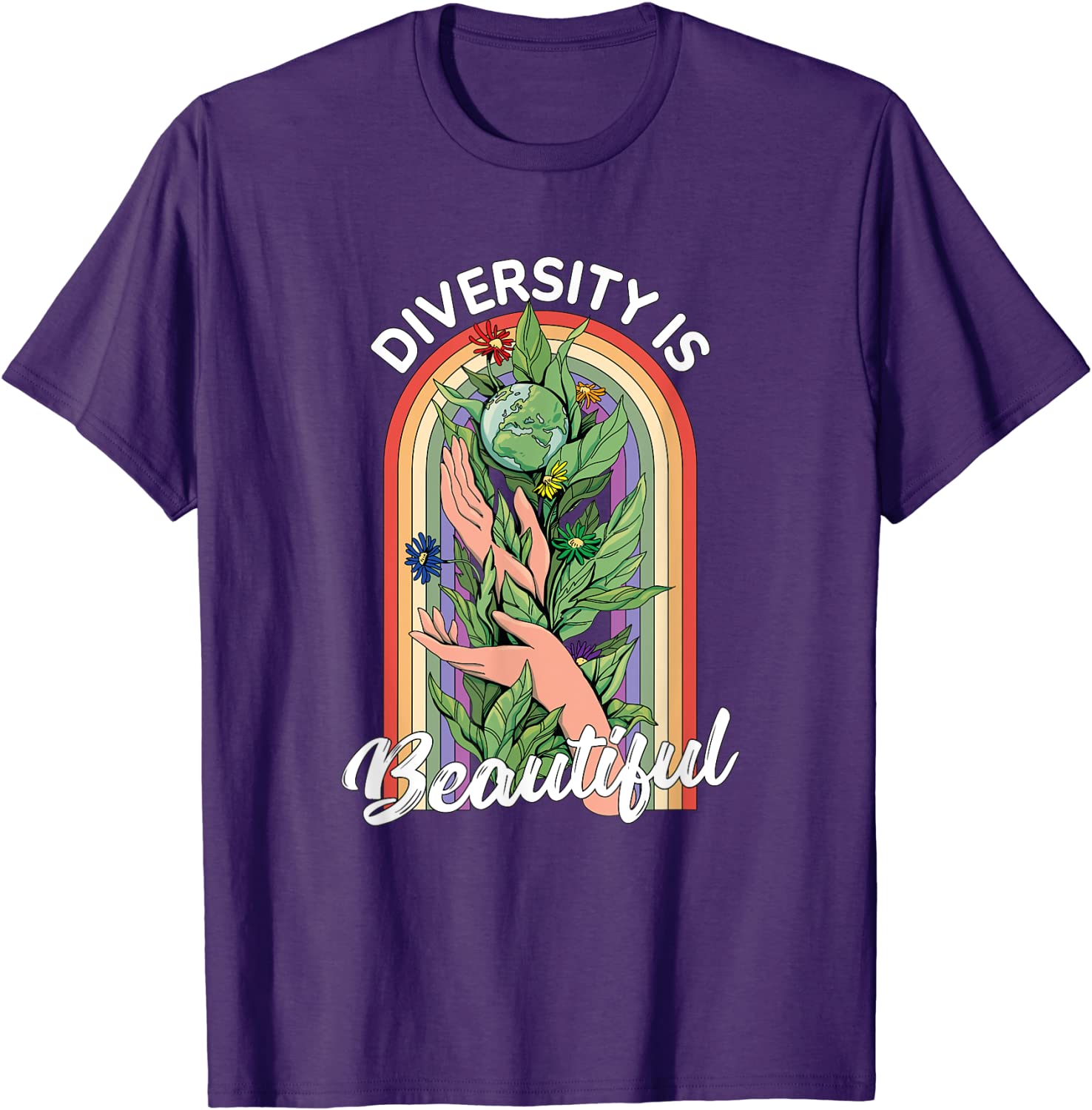 T Shirt For Lesbian Gardener, Gay Pride Shirt, Diversity Is Beautiful Pride Month T Shirt