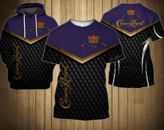 Crown Royal Hoodie Or 3D Tshirt Hg