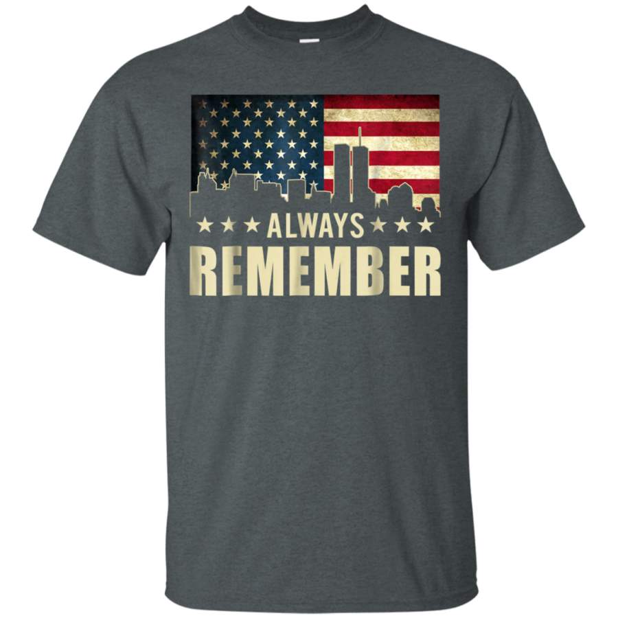 AGR Always Remember Sept 11th Patriot Day T-shirt