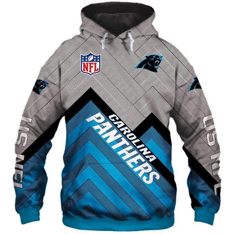 Carolina Panthers Hoodie 3D Style1895 All Over Printed