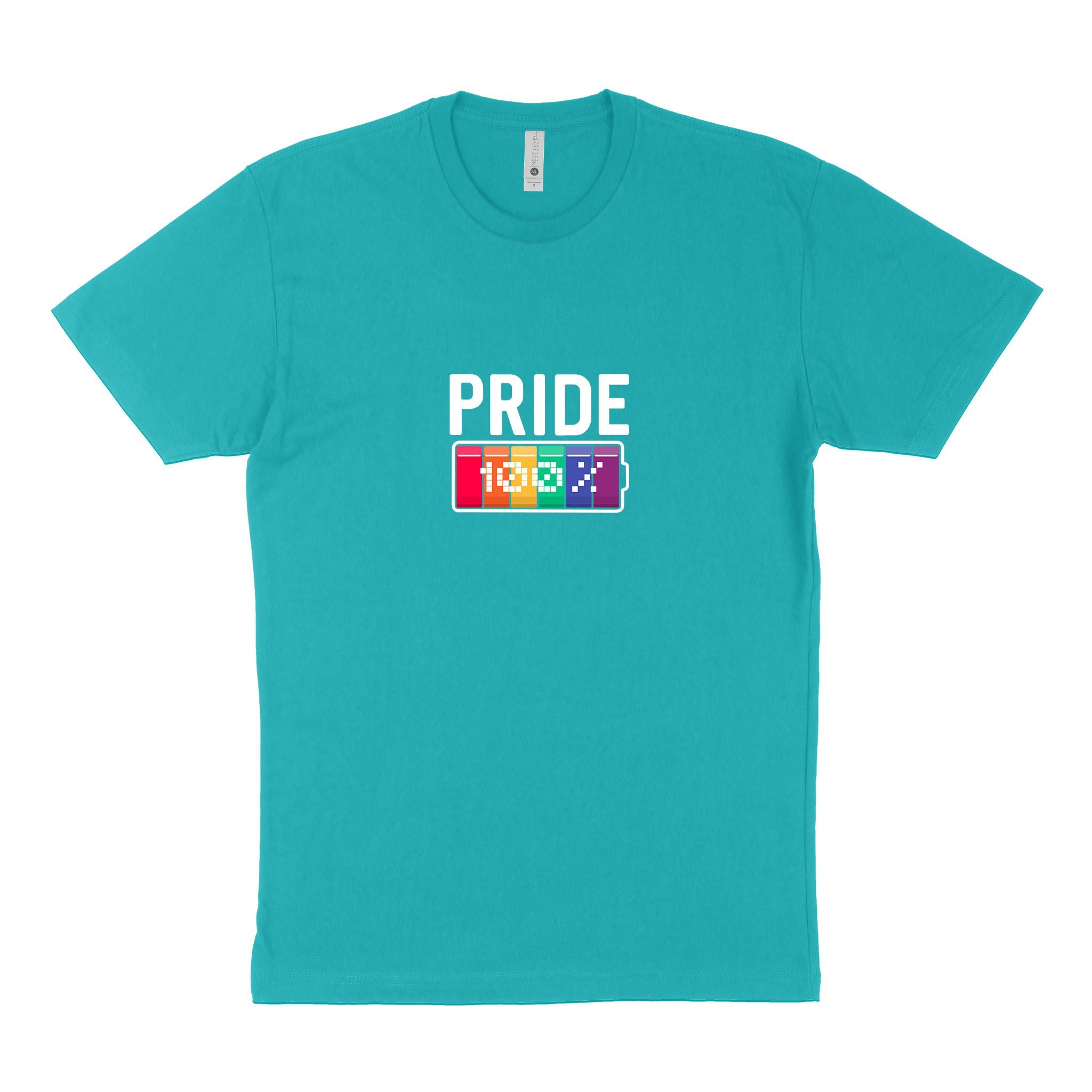 LGBT Unisex’s Graphic Tees, LGBT Fashion Designs, Graphic Unisex T-Shirt, Husband Wife Personalized Gifts, 100% Pride Next Level 3600 Unisex T-Shirt