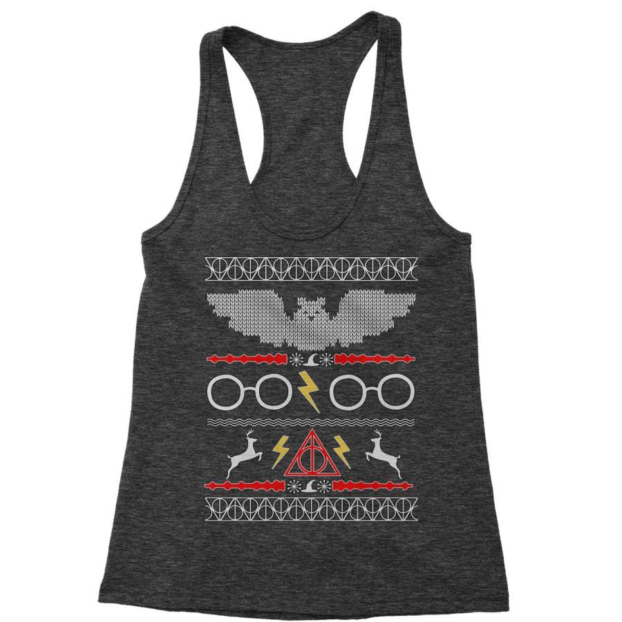 Wizarding World Ugly Christmas Racerback Tank Top for Women