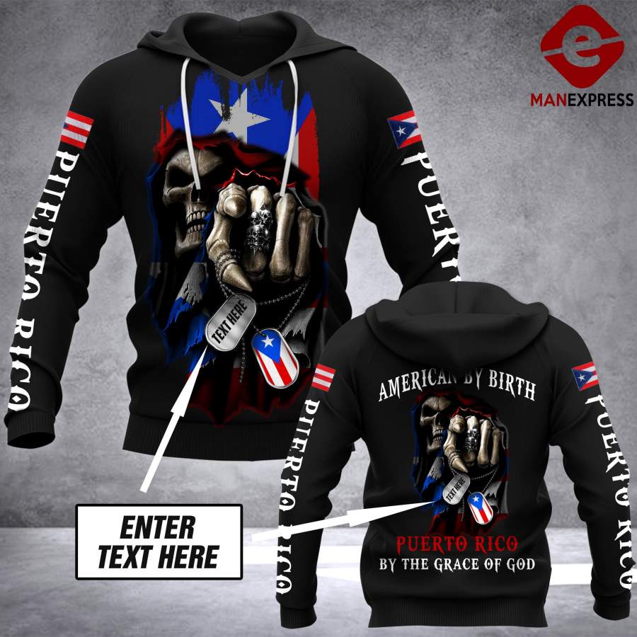 TT CUSTOMIZE Puerto Rico – GREAT 3D HOODIE TW