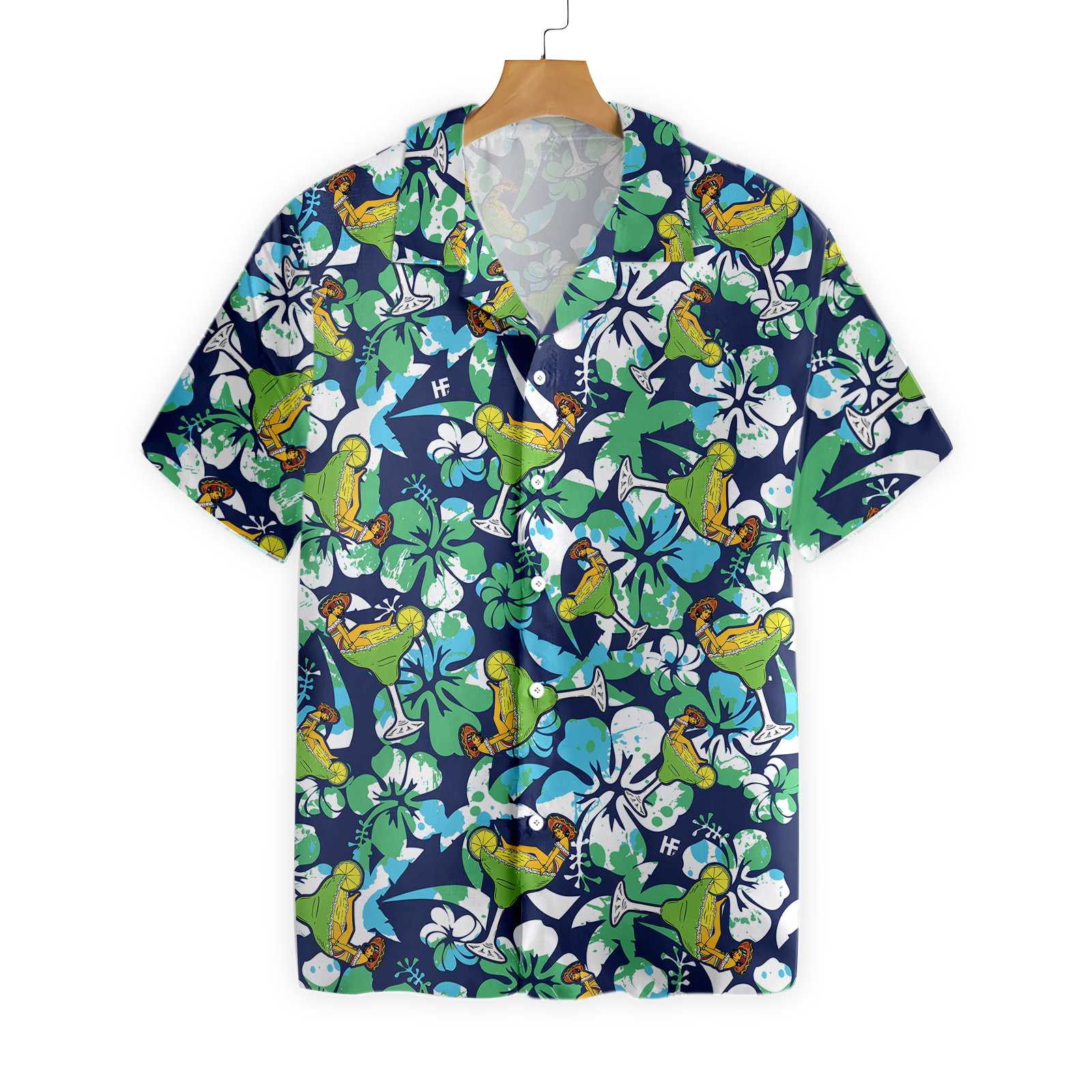 Margarita Cocktail Pattern Hawaii Shirt Ha39274