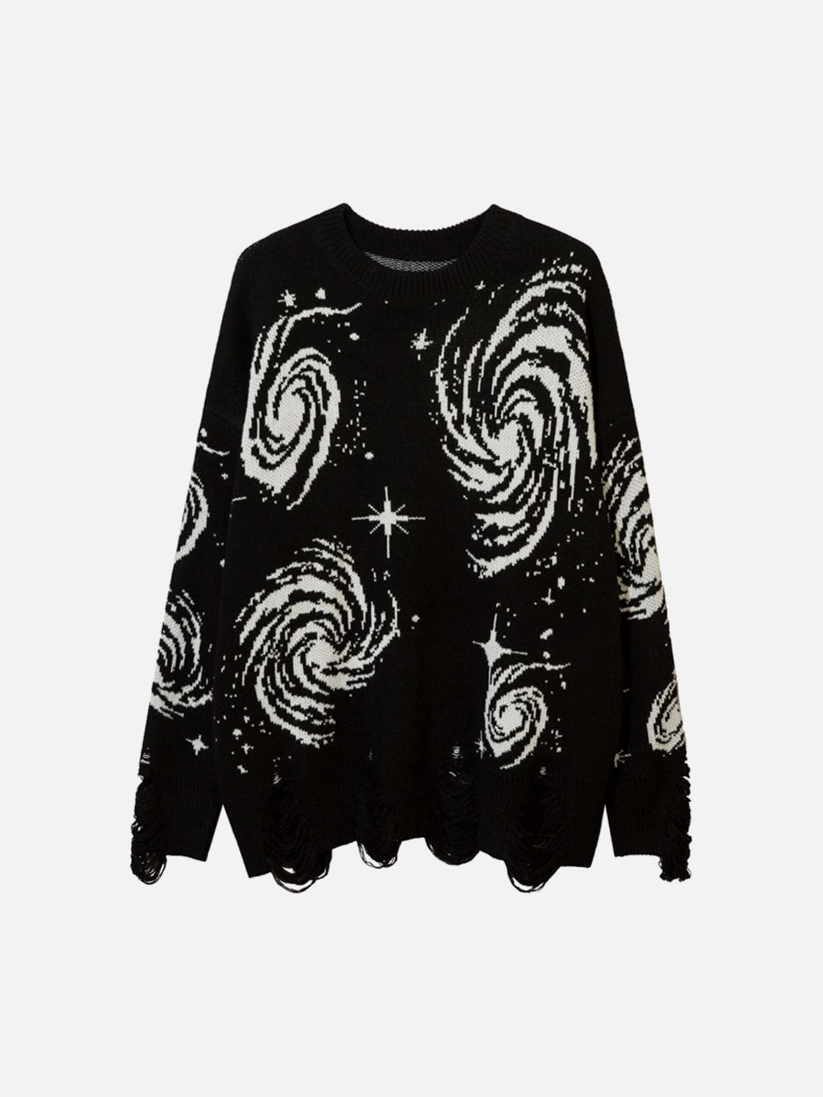 Talishko™ – Starry Night Jacquard Knit Sweater