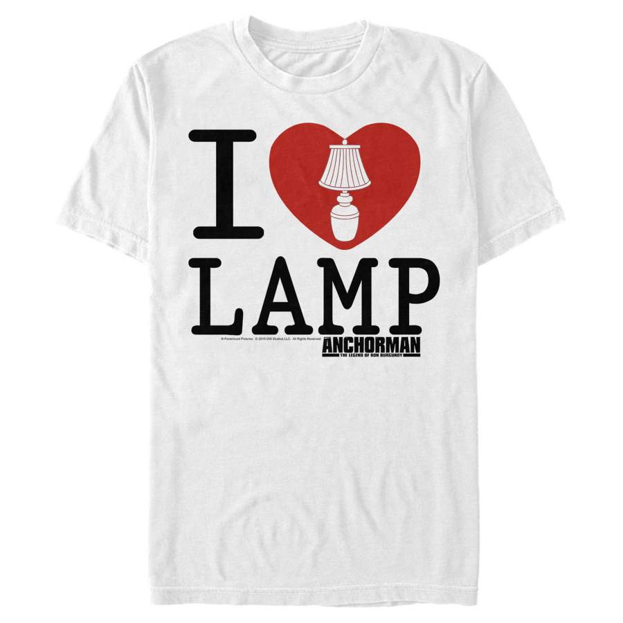 Anchorman Men’s I Love Lamp Declaration  T Shirt