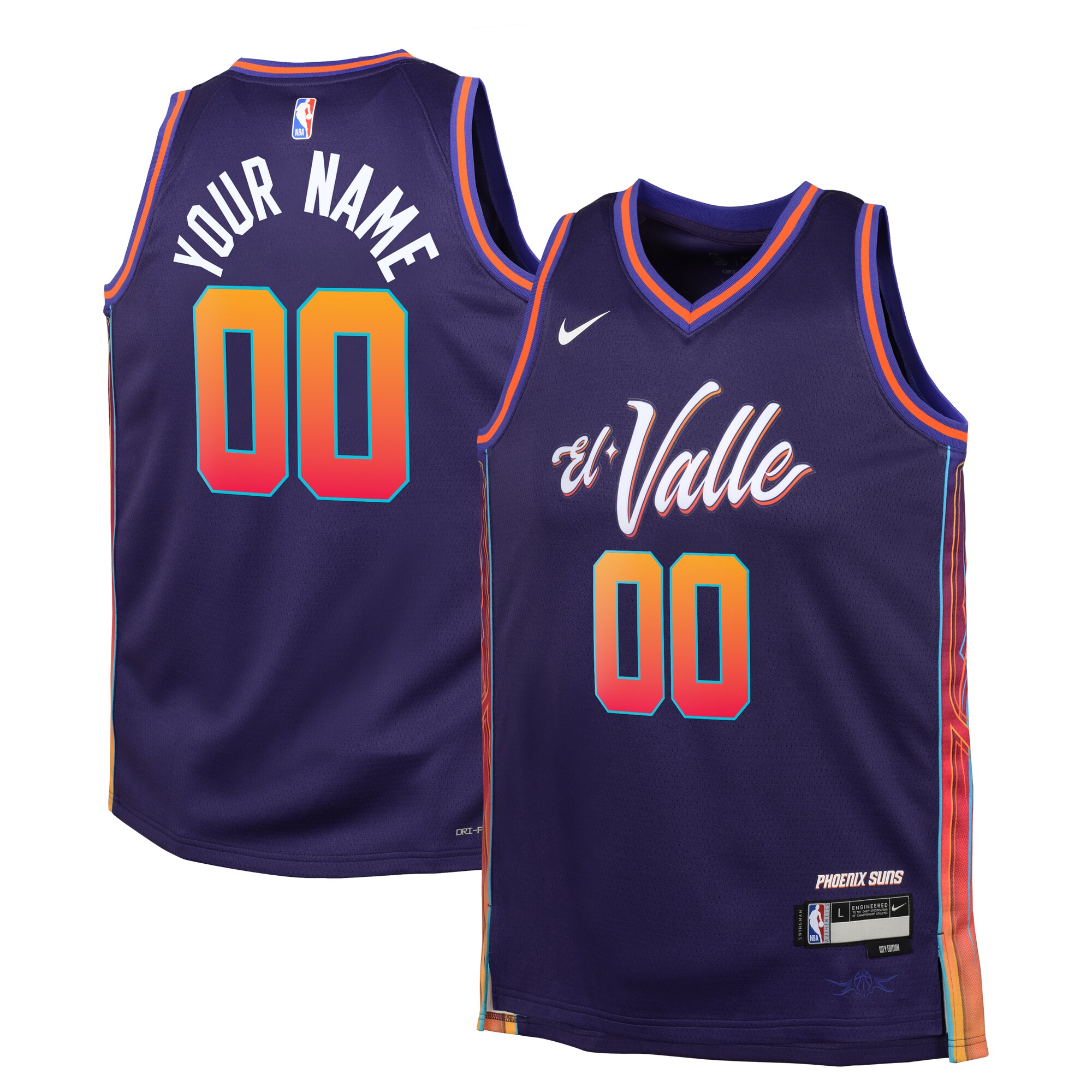 Phoenix Suns City Edition Swingman Jersey 23 – Custom – Youth