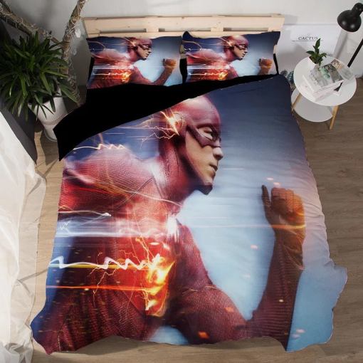 The Flash Barry Allen 7 Duvet Cover Pillowcase Home Decor 3D Bedding Set 8231